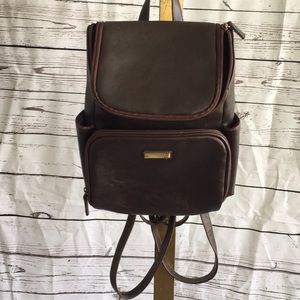 Brown small backpack/ purse